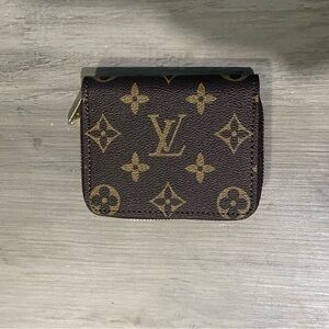 Brown Monogram Compact Zip Wallet